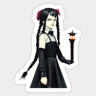 Wednesday Addams: The Perfect Gift for Anyone Sticker